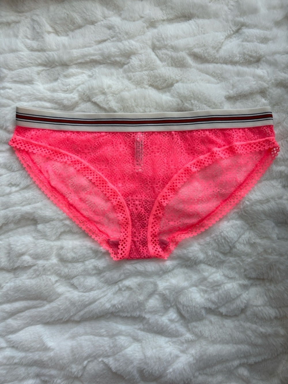 Victoria’s Secret Bikini Lace Neon Panty XL